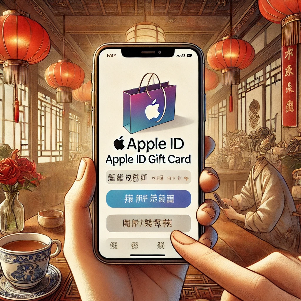 中國apple ID禮品卡充值